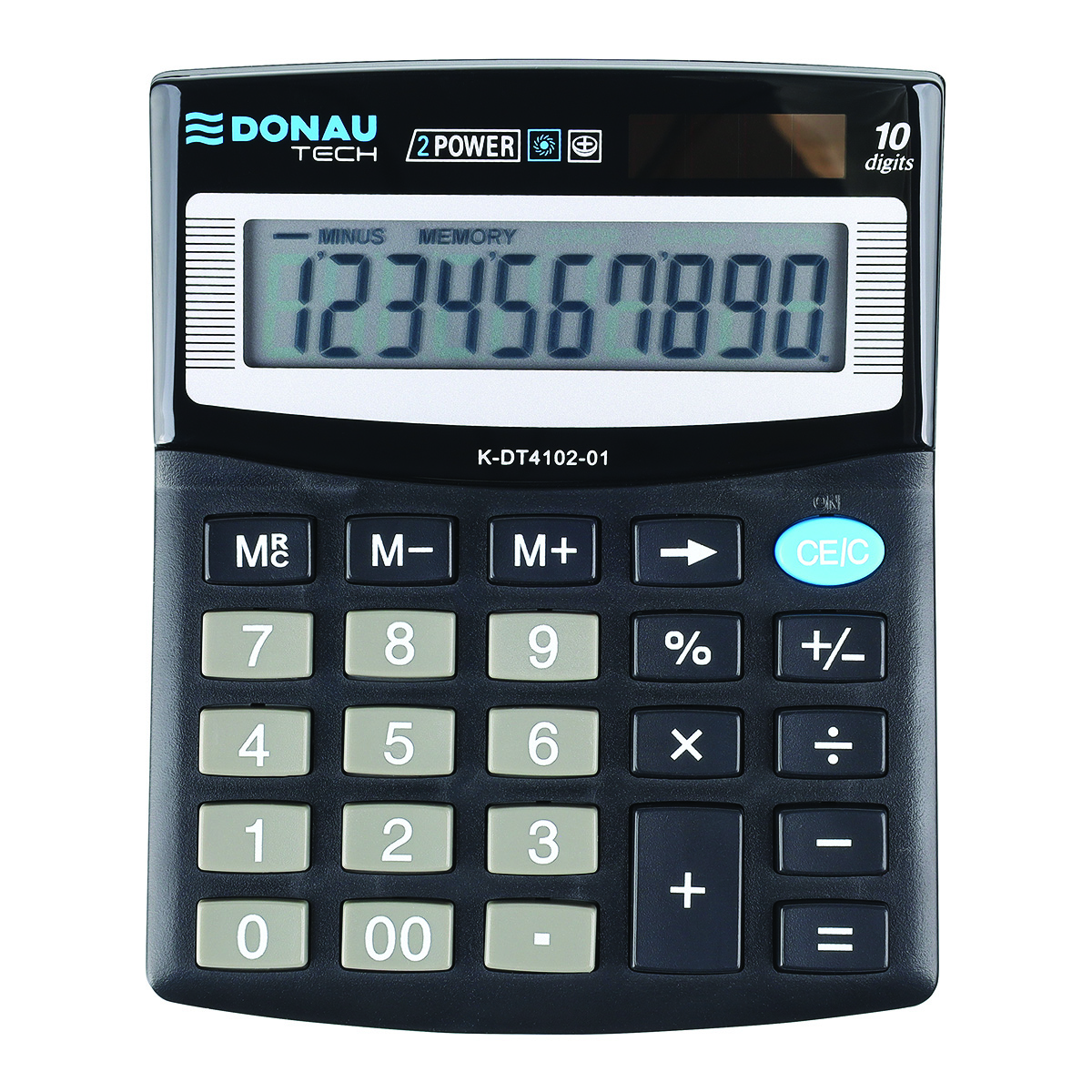Kalkulator biurowy DONAU TECH, CI-SDC810NR, 10-cyfr. wyświetlacz, wym. 122x100x32 mm, | espryciarze.pl |Weź najlepszą cenę!