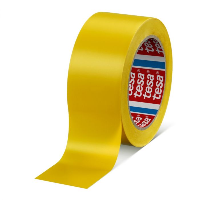 Taśma ostrzegawcza Tesa pvc żółta 33 m x 50 mm | espryciarze.pl |Kliknij i kup!