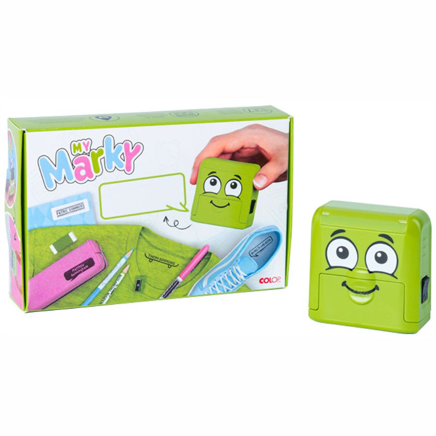 Pieczątka do odzieży Colop My Marky zielona zestaw | espryciarze.pl |Sprawdź ofertę!