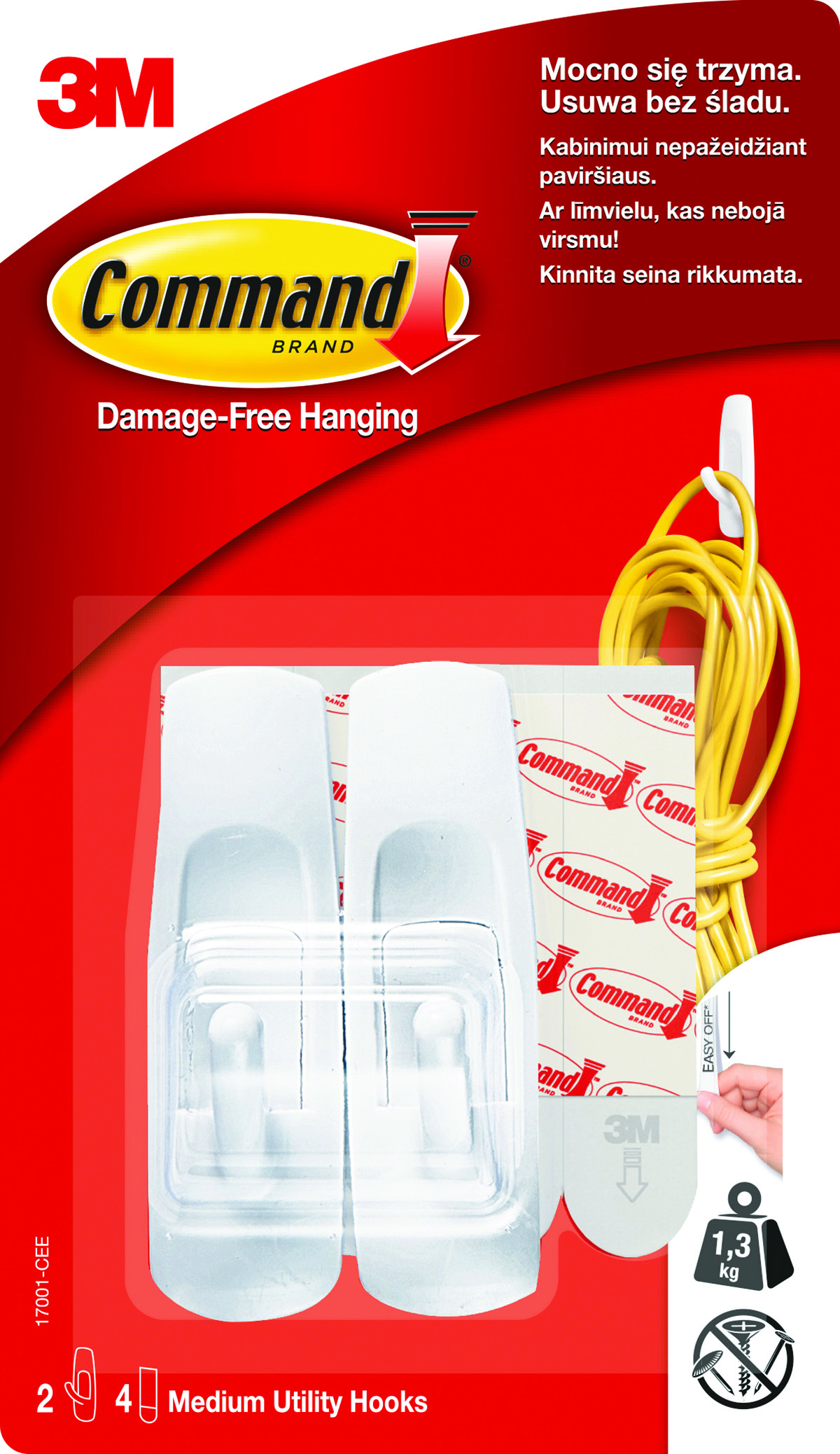 Command haczyki do wielokrotnego użytku, średnie | espryciarze.pl |Weź najlepszą cenę!