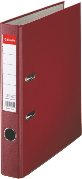 Segregator Esselte A4, ekonomiczny A4 50 mm, bordowy | espryciarze.pl |Nie zwlekaj!