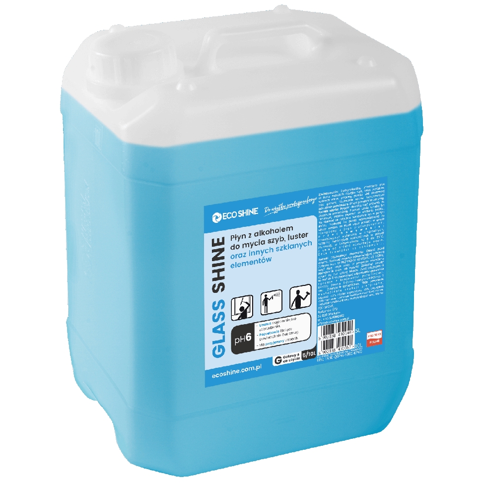 Eco Shine glass shine 5 l płyn z alkoholem do mycia szyb i luster | espryciarze.pl |Zgarnij ofertę!