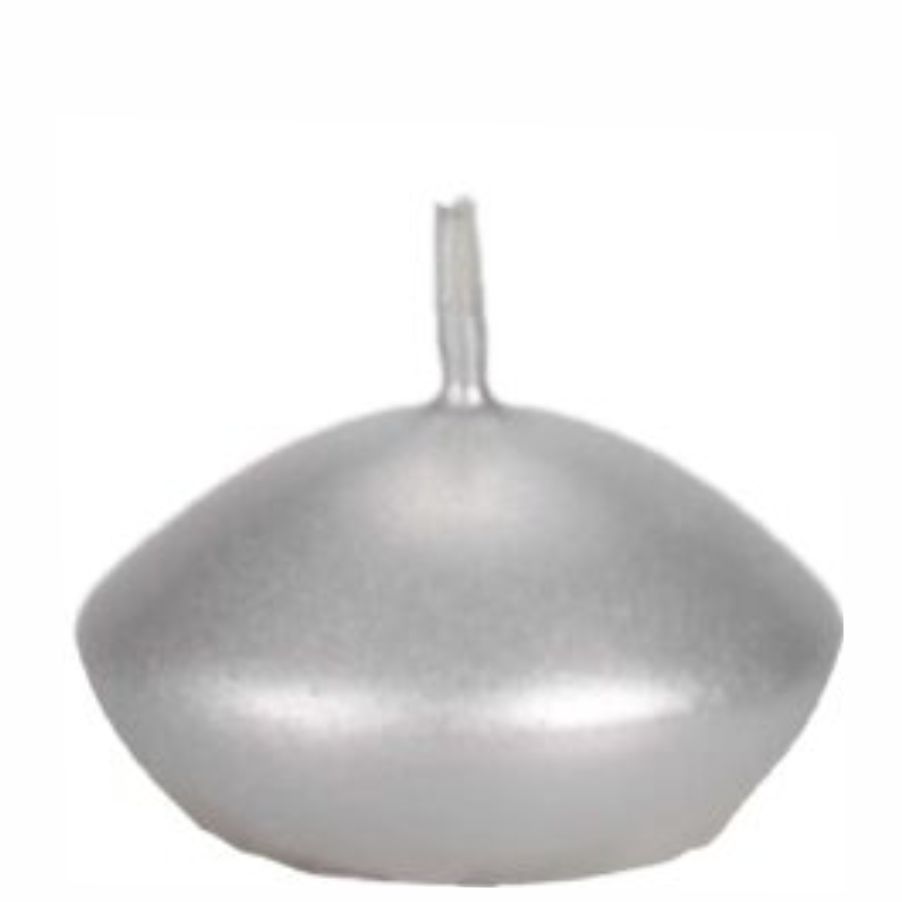 Świeca pływająca duża 70 40 metaliczny srebrny zestaw 4 sztuk. | espryciarze.pl |Zamów natychmiast!