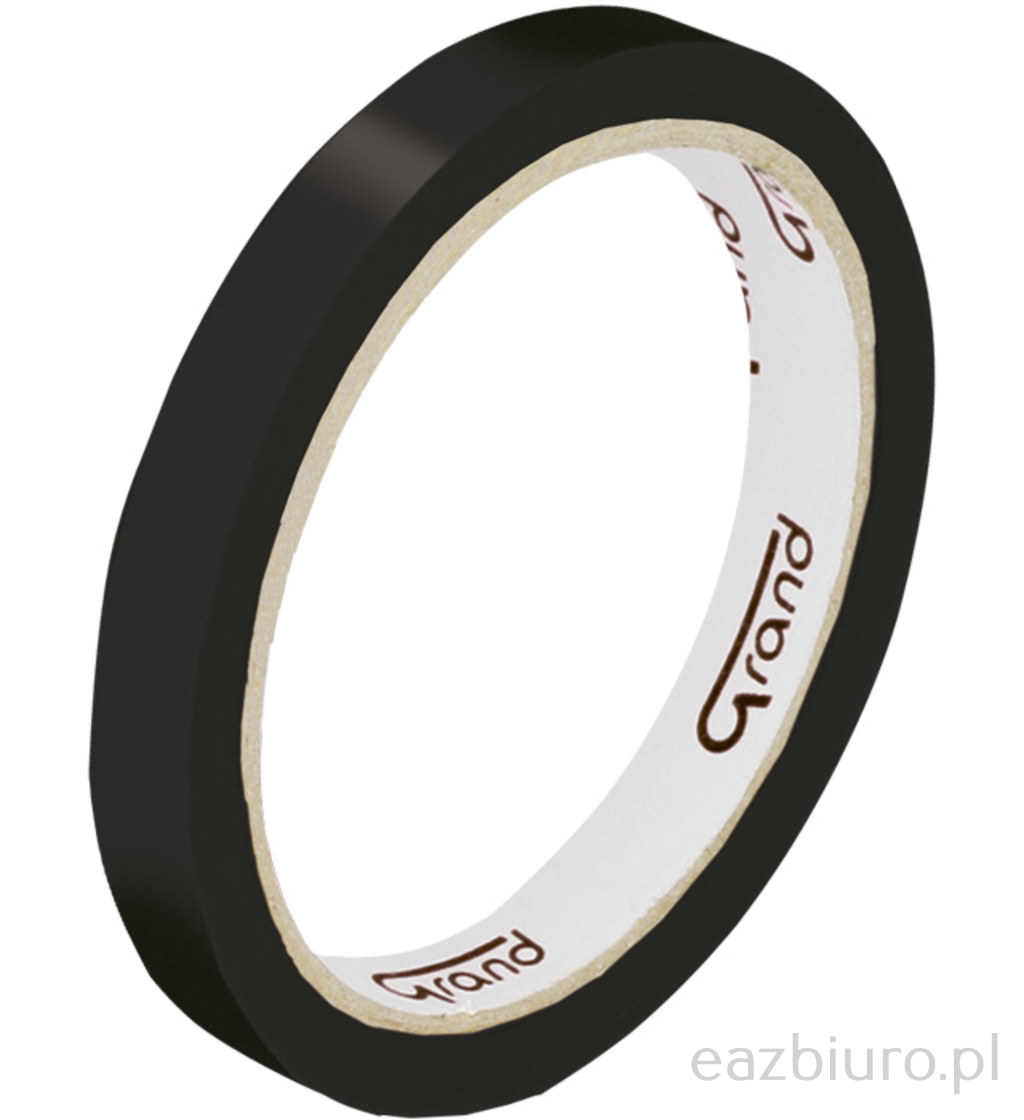 Taśma klejąca pakowa kolorowa 12 x 50 kw Grand czarna | espryciarze.pl |Zamów online!