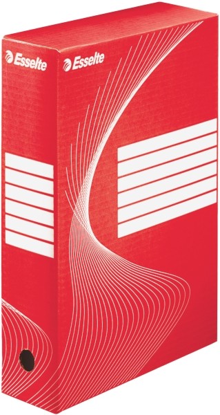 Pudełka archiwizacyjne boxy 80 mm, pojemność 800 kartek, czerwony - pojemnik do | espryciarze.pl |Nie zwlekaj!