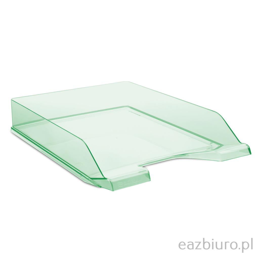 Szufladka na biurko Donau standard A4 zielona transparentna | espryciarze.pl |Kup od ręki!