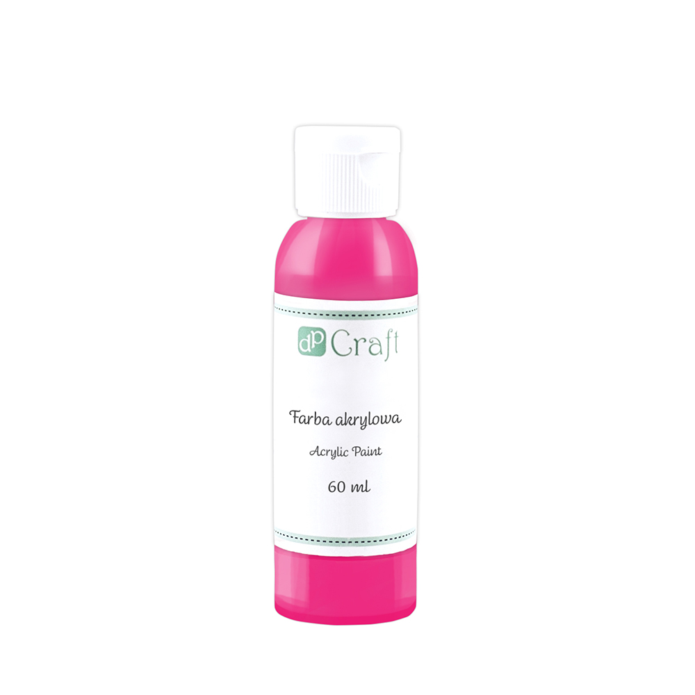 Farba akrylowa, 60 ml - ciemnoróżowy | espryciarze.pl |Nie zwlekaj!