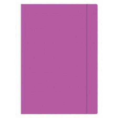 Teczka fluo z gumką fioletowa A4+ interdruk | espryciarze.pl |Złap promocję!