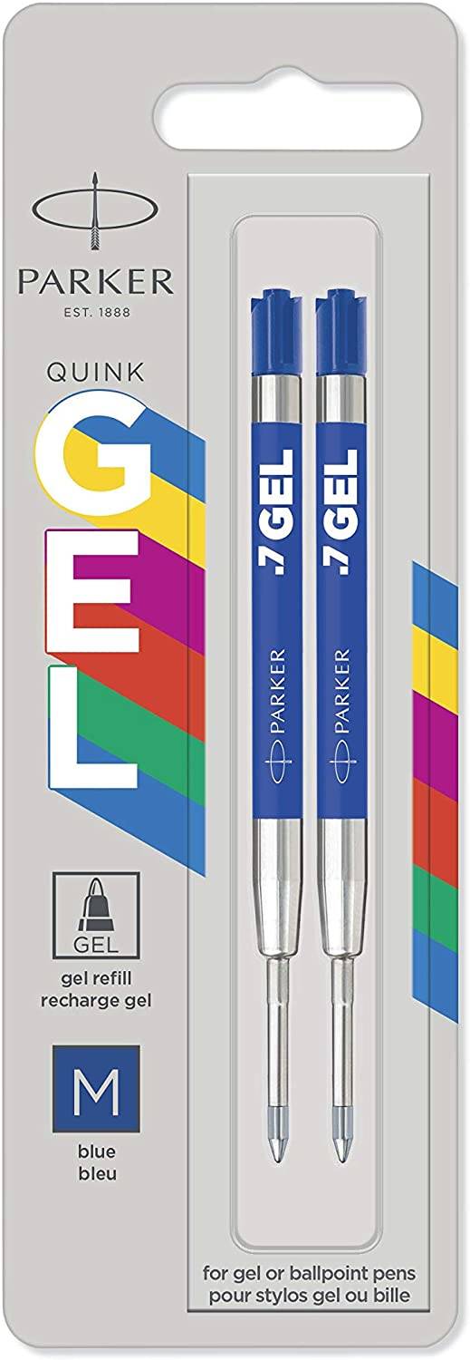 Parker wkłady niebieskie m żelowe economy zestaw 2 sztuk. | espryciarze.pl |Kup teraz!