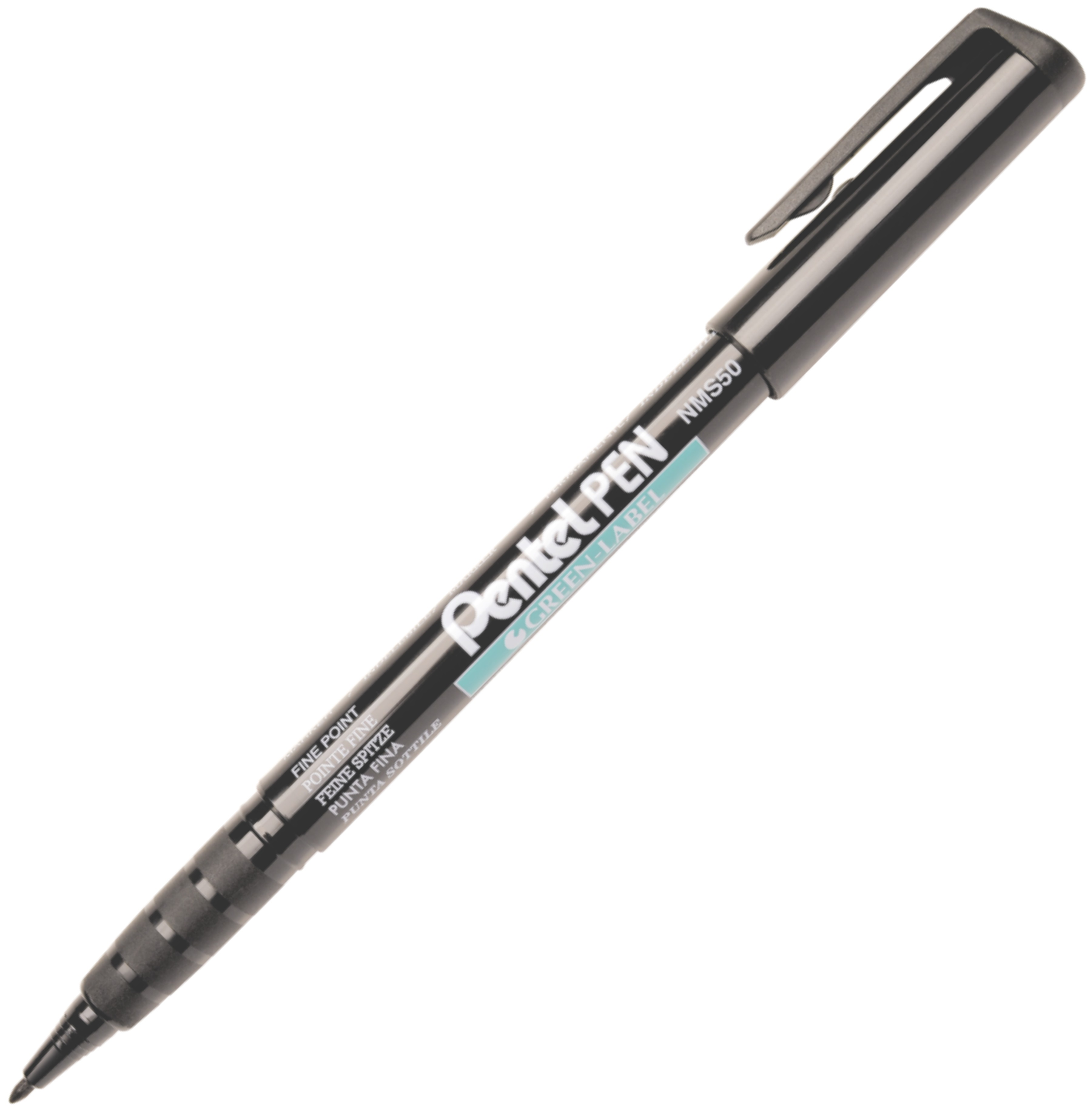 Marker z okrągłą końcówką Pentel nms50 czarny | espryciarze.pl |Złap promocję!