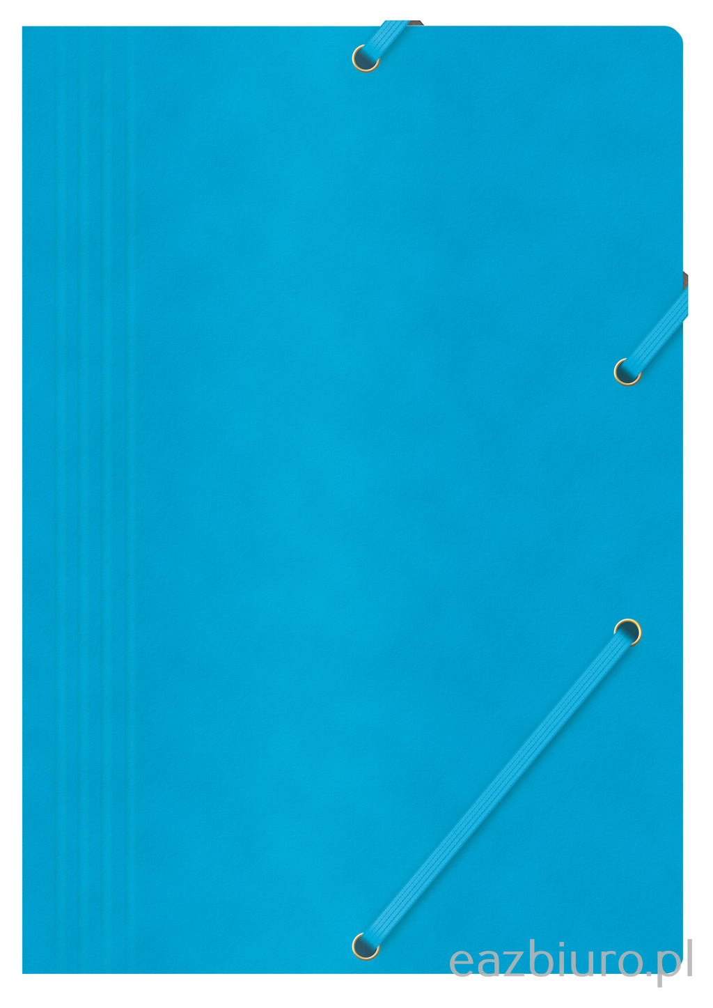 Teczka z gumką Office Products, preszpan, A4, 390gsm, 3-skrzydłowa, niebieska | espryciarze.pl |Zamów natychmiast!
