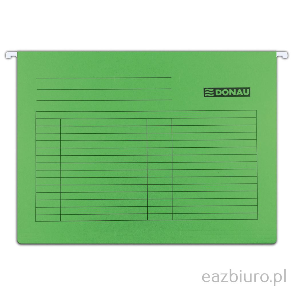 Teczka zawieszkowa Donau A4 zielona | espryciarze.pl |Kup od ręki!