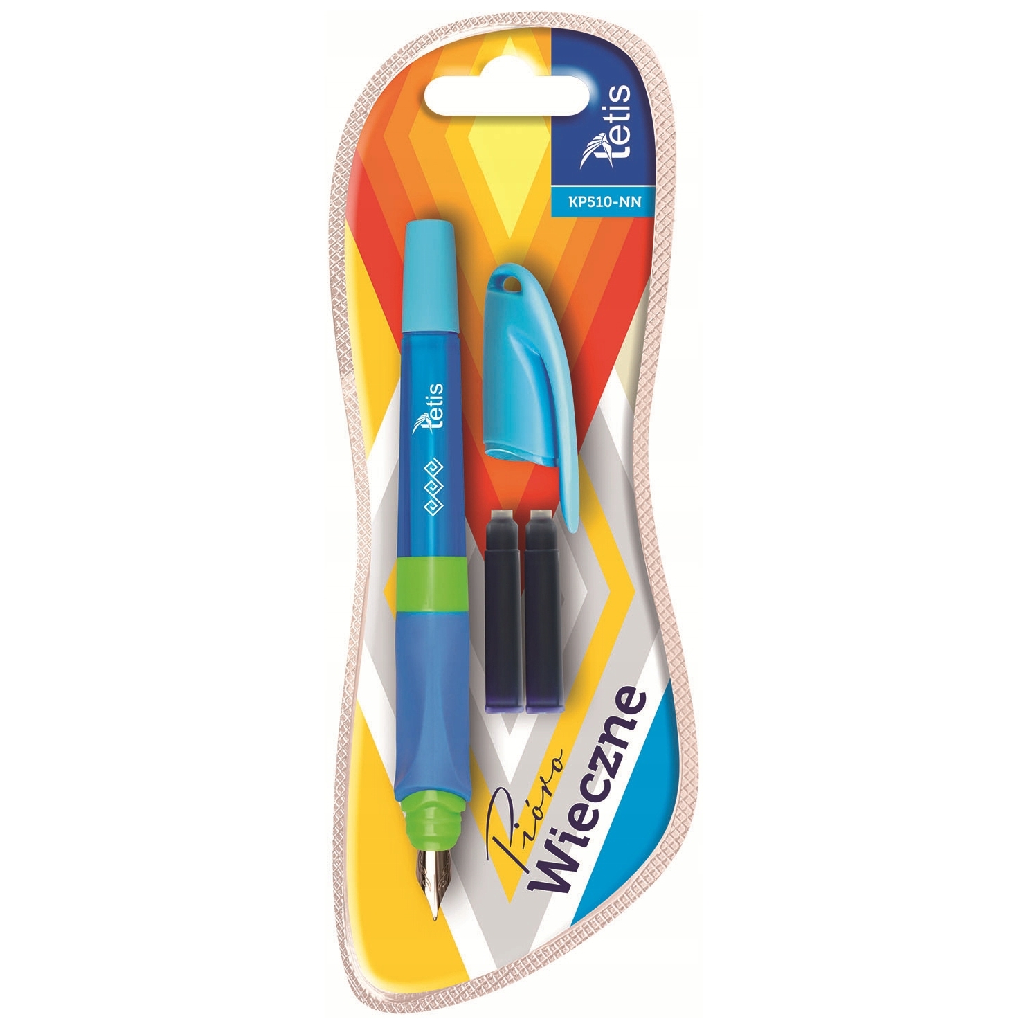 Pióro wieczne na naboje Tetis kp510 niebieskie | espryciarze.pl |Zamów online!