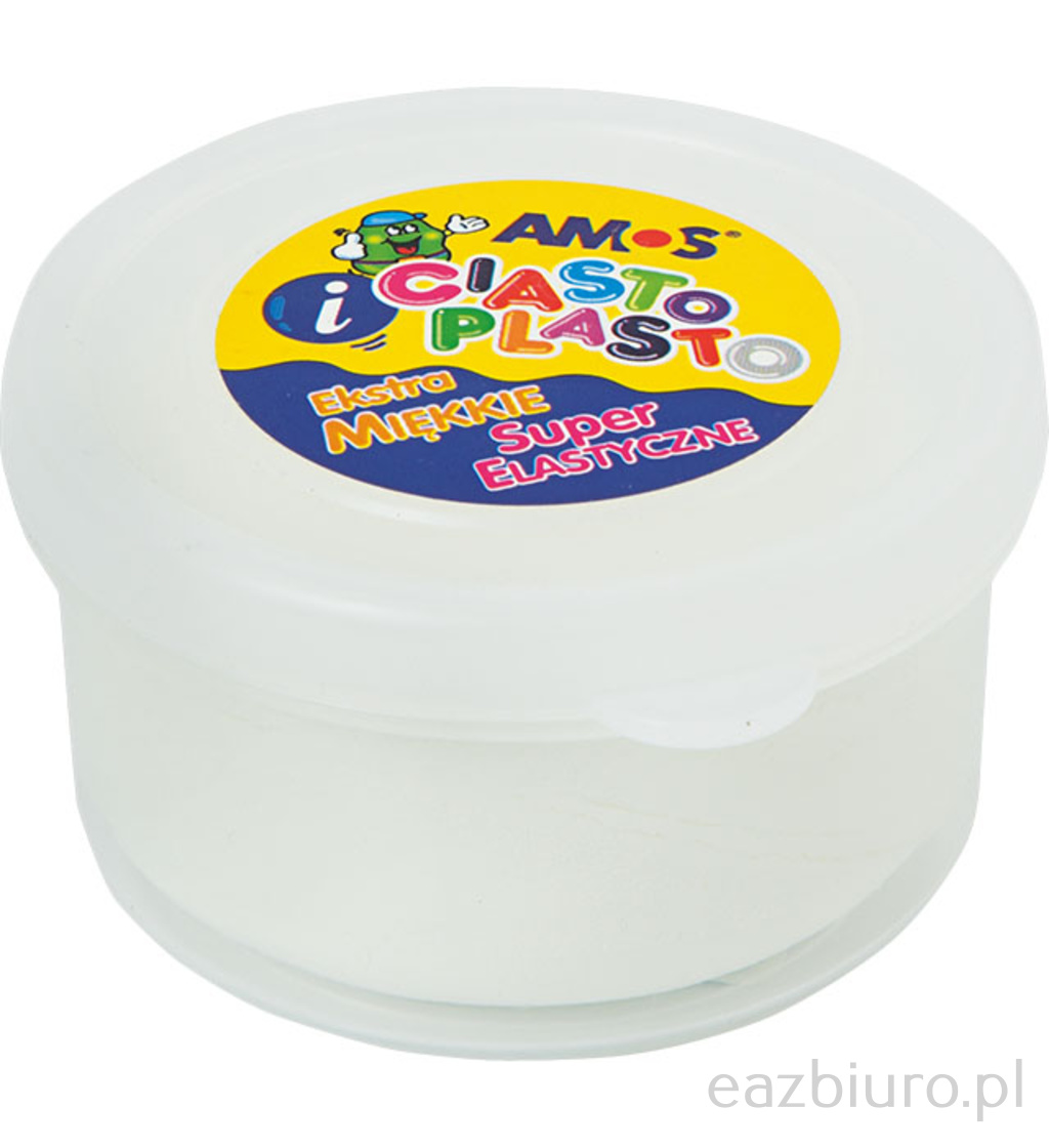 Ciastolina Amos 30 gram biała do biura | espryciarze.pl |Zgarnij ofertę!