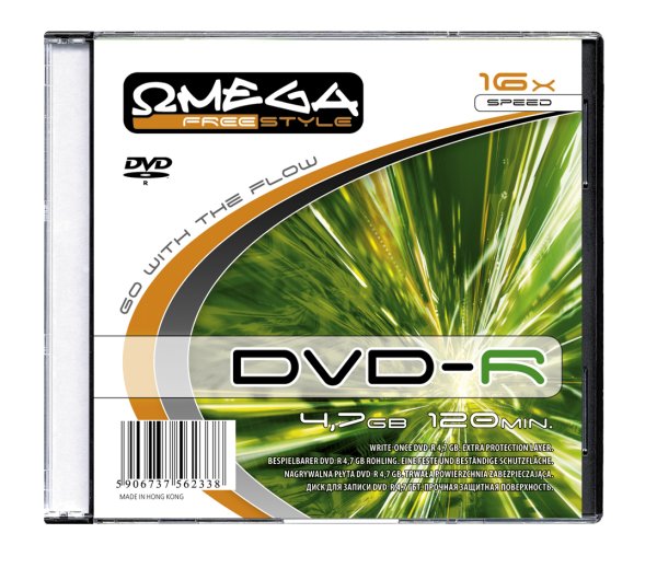 Płyta dvd-r Omega 4,7gb slim do biura | espryciarze.pl |Zgarnij ofertę!
