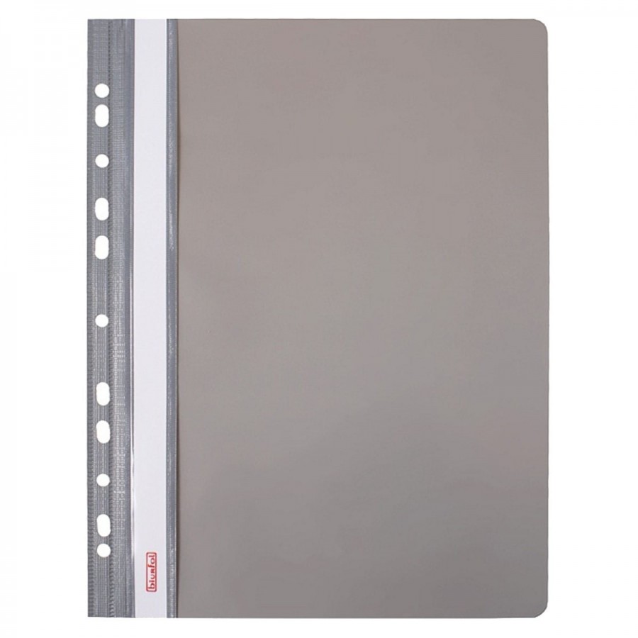 Skoroszyt Plastikowy miękki oczkowy szary | espryciarze.pl |Złap promocję!