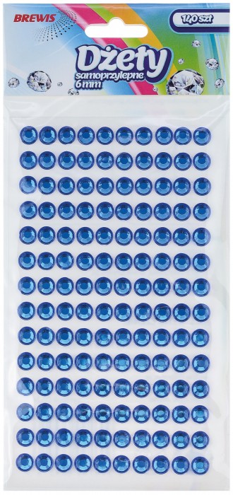 Dżety samoprzylepne Brewis 6 mm niebieski | espryciarze.pl |Kup od ręki!