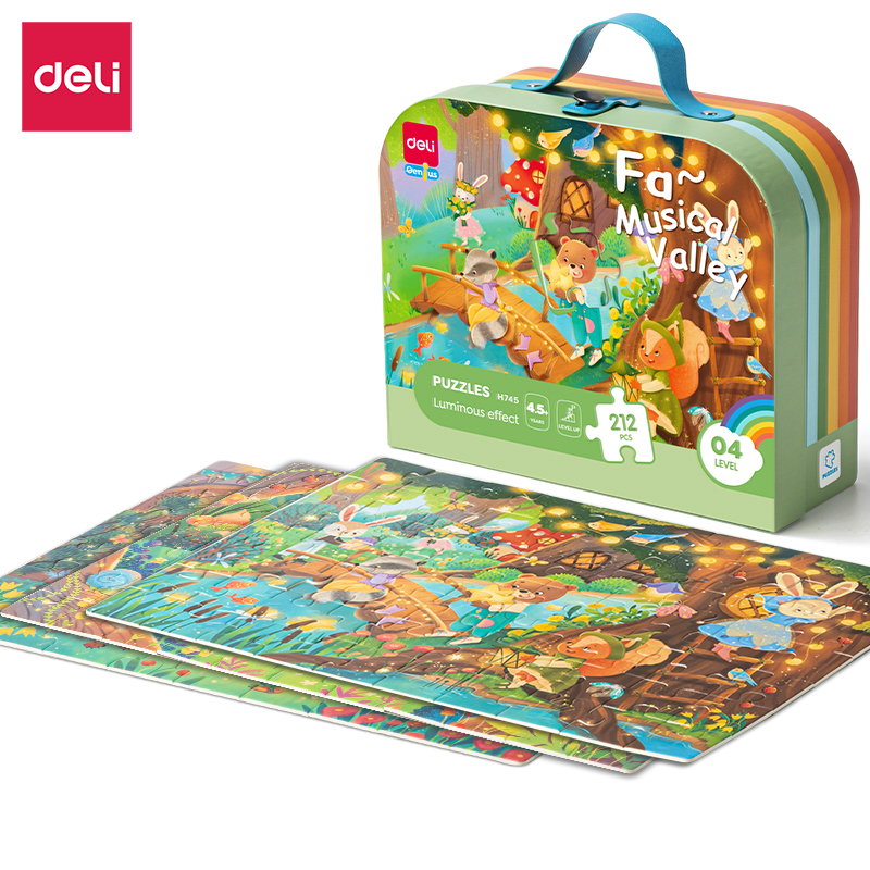 Puzzle Deli EH745 w walizce 212 elementów | espryciarze.pl | Przekonaj się sam