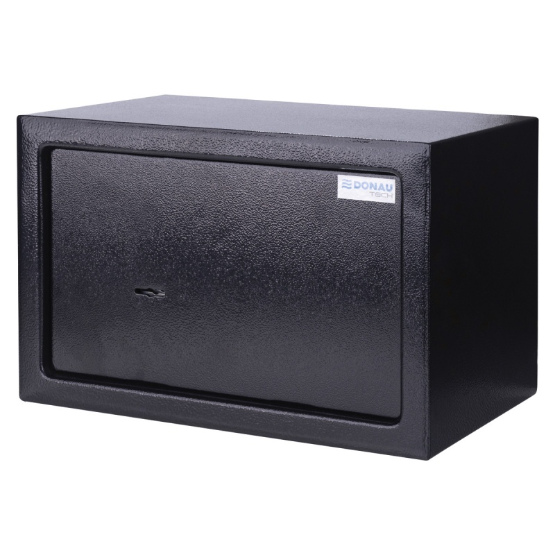 Sejf manualny Donau Tech 310x200 x 200 mm czarny | espryciarze.pl |Weź najlepszą cenę!