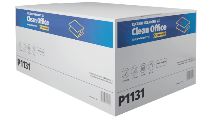 Ręcznik zz p1131 premium Clean office 3000 listków zestaw 20 sztuk. | espryciarze.pl |Zgarnij ofertę!