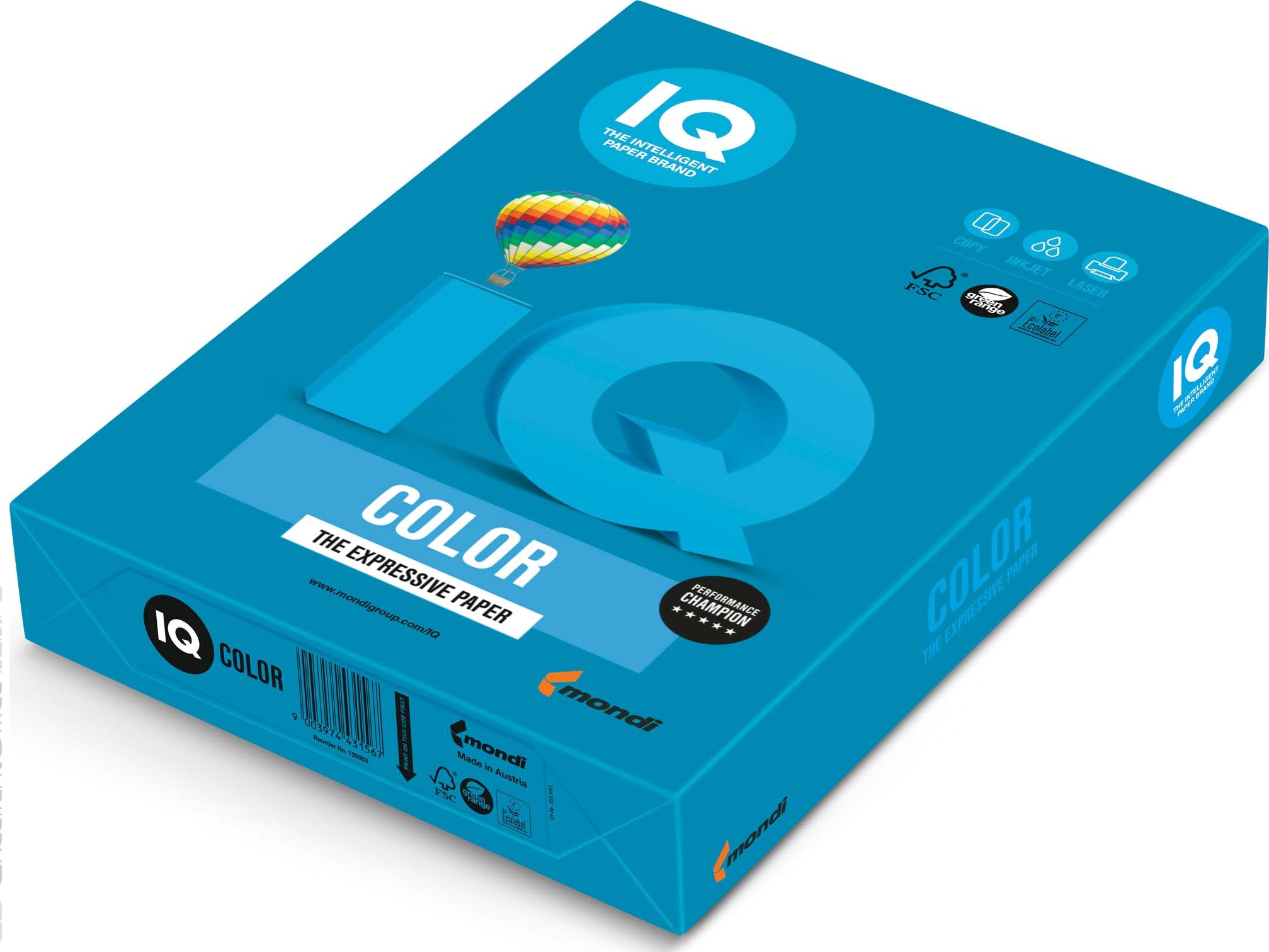 Papier ksero iq kolor A4 granat d B49 | espryciarze.pl |Zgarnij ofertę!