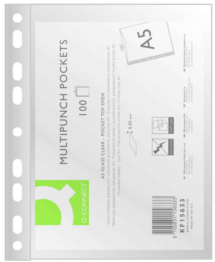 Koszulka A5 clear krystaliczna zestaw 100 sztuk | espryciarze.pl |Złap promocję!