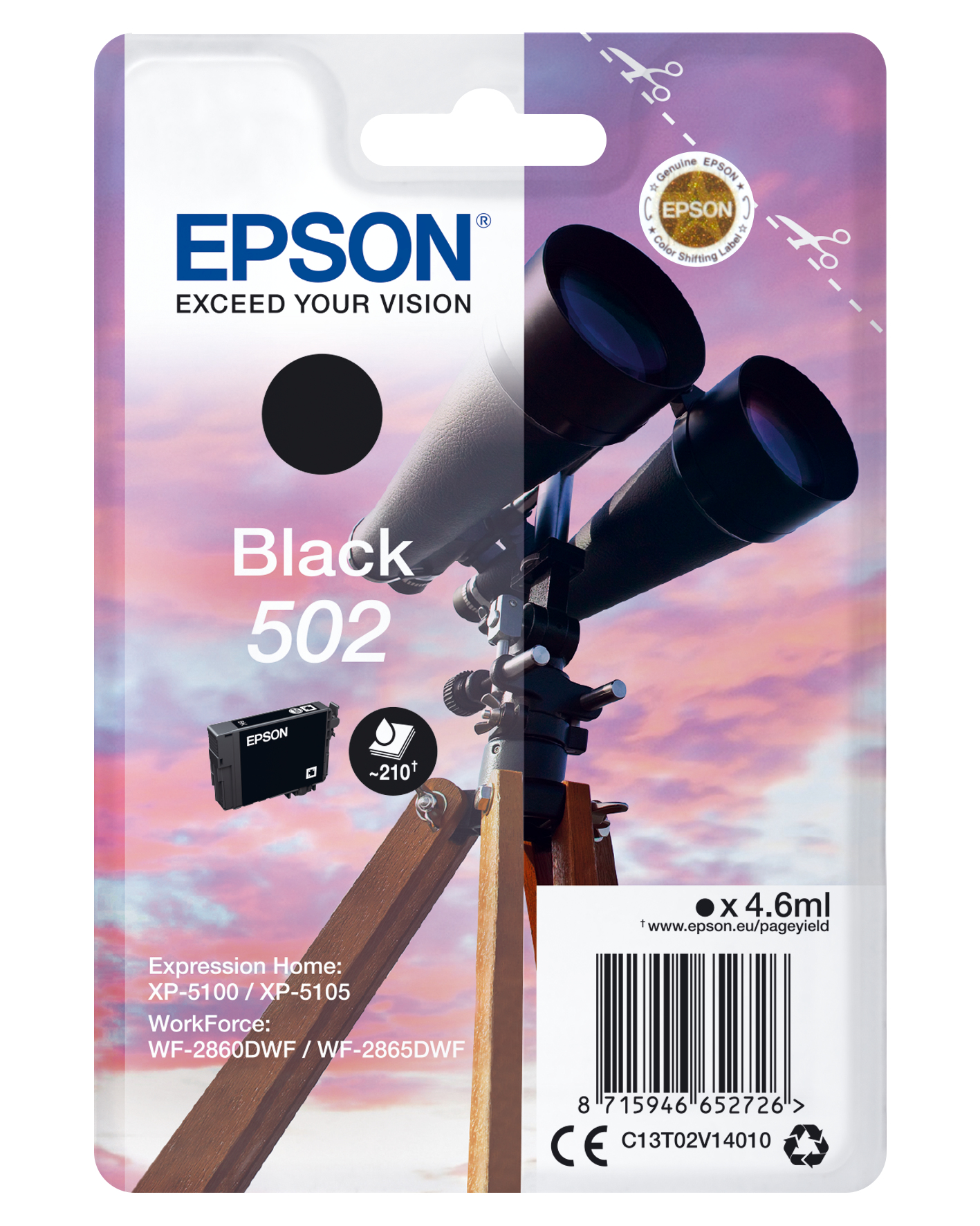 Cartrige epson xp5100 502 czarny t02v14010 | espryciarze.pl | Zamów już teraz