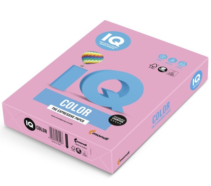 Papier ksero iq color A4 różowy pi25 | espryciarze.pl |Kliknij i kup!