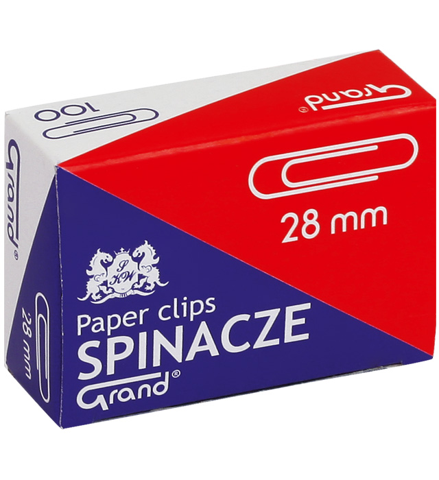 Spinacze 28 mm okragłe Grand do biura | espryciarze.pl |Zamów natychmiast!