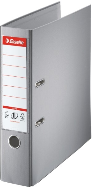 Segregator Esselte plus, A4, A4 80 mm, szary | espryciarze.pl |Zamów online!