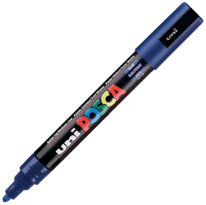 Pc-5 m niebieski marker posca uni | espryciarze.pl |Zamów online!