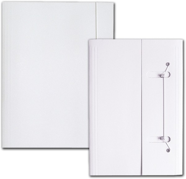 Teczka z gumką biała Barbara do biura | espryciarze.pl |Złap promocję!