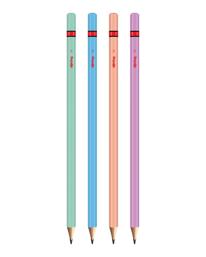 Ołówek Rotring HB mix metaliczny | espryciarze.pl |Kliknij i kup!