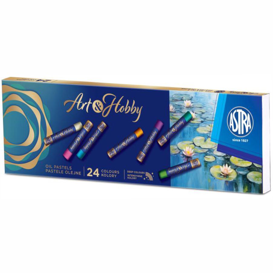Pastele olejne okrągłe Astra Art&Hobby 24 kolory | espryciarze.pl |Kup w super cenie!