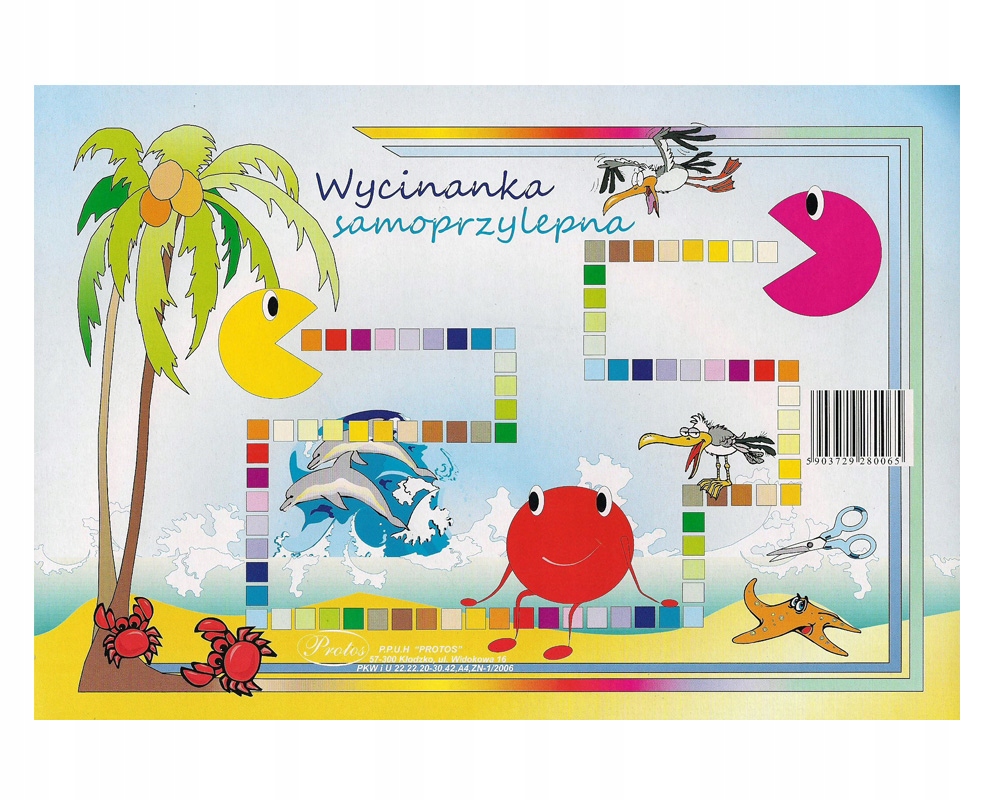 Zeszyt kolorowy wycinanka A4 samoprzylepna | espryciarze.pl |Zamów natychmiast!