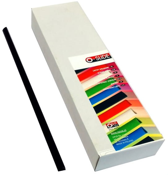 Grzbiety oval wsuwane 6 mm zestaw 50 sztuk czarne Opus | espryciarze.pl |Weź najlepszą cenę!