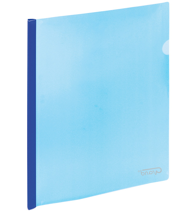Skoroszyt Plastikowy z grzbietem wsuwanym-zaciskowym 9111 niebieski | espryciarze.pl |Kliknij i kup!