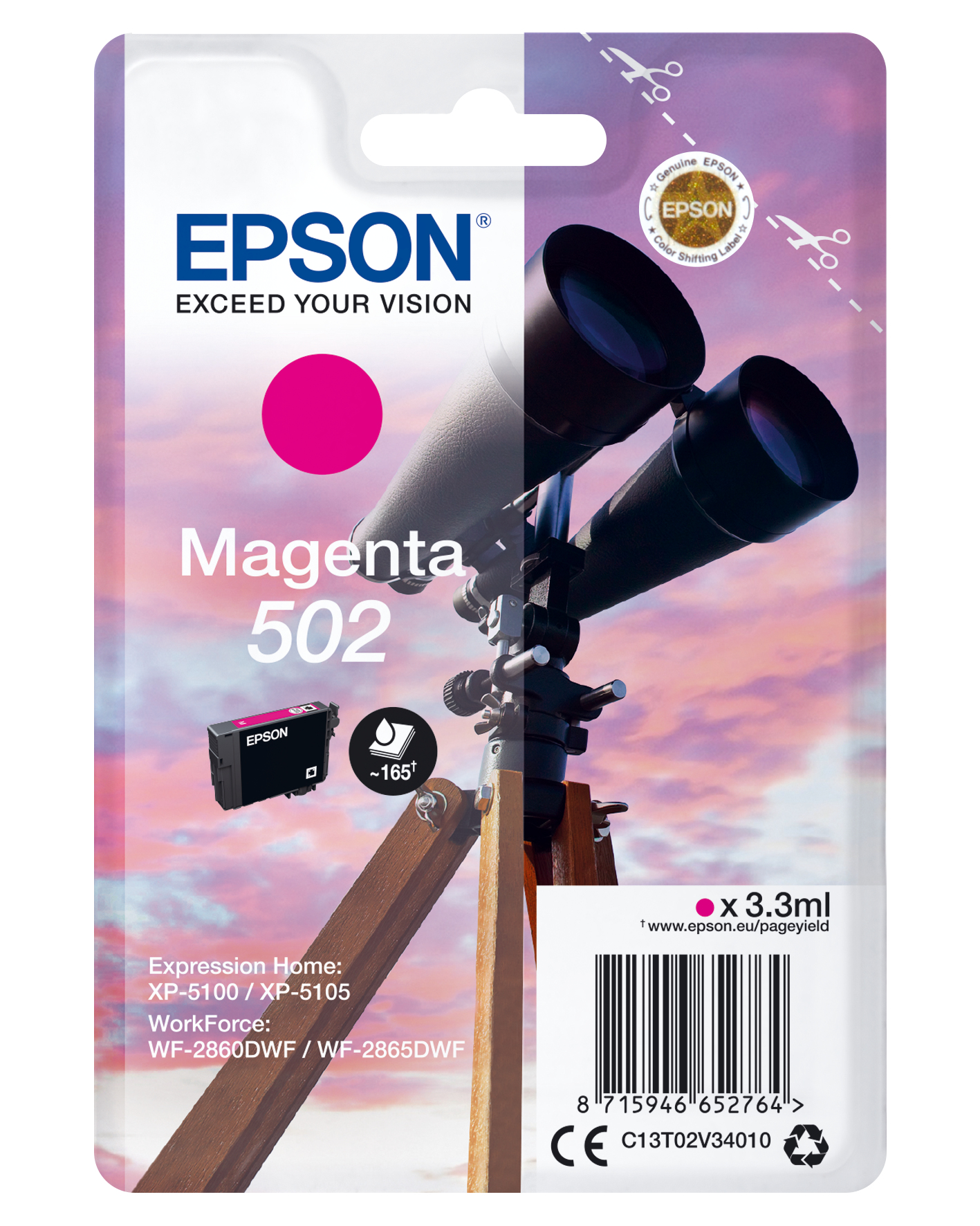Cartrige epson xp5100 502 magenta t02v34010 | espryciarze.pl | Nie przegap promocji