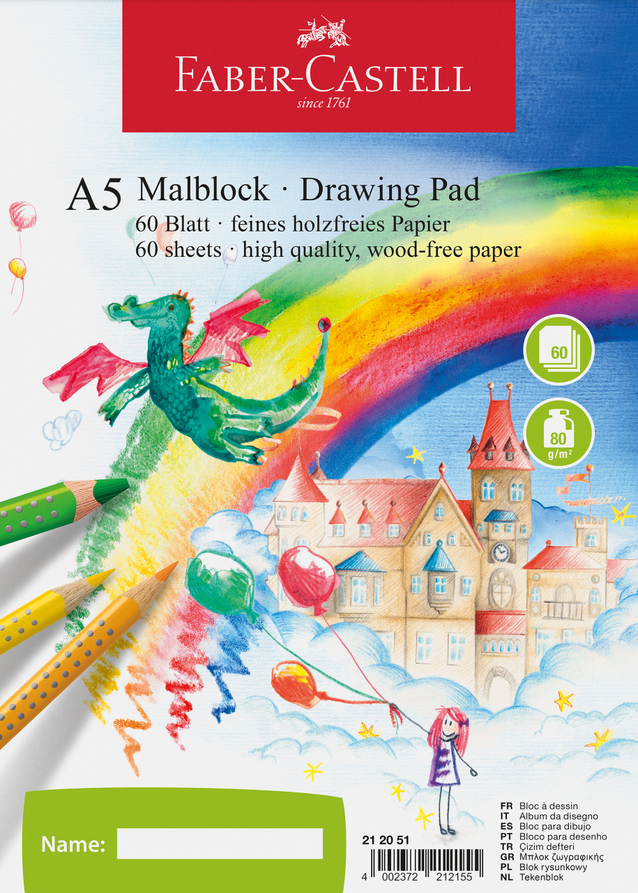 Blok do rysowania A5 60 kartek Faber-Castell | espryciarze.pl |Działaj teraz!