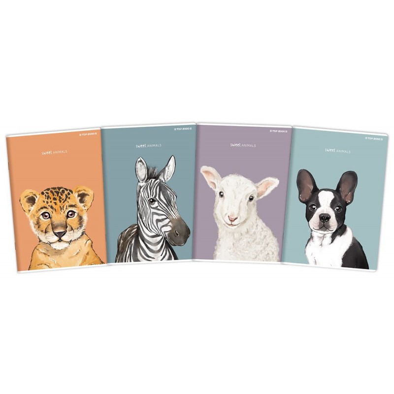 Notes zeszyt do słówek Top 2000 amazing sweet animal A6 32 kartki w kratkę | espryciarze.pl |Kup od ręki!