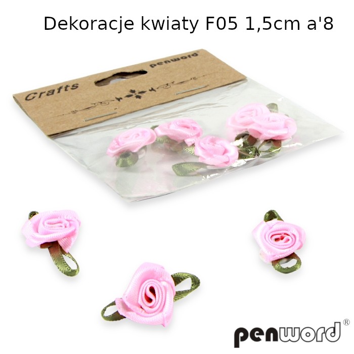 Dekoracje kwiaty f05 1,5 cm a'8 | espryciarze.pl |Zgarnij ofertę!