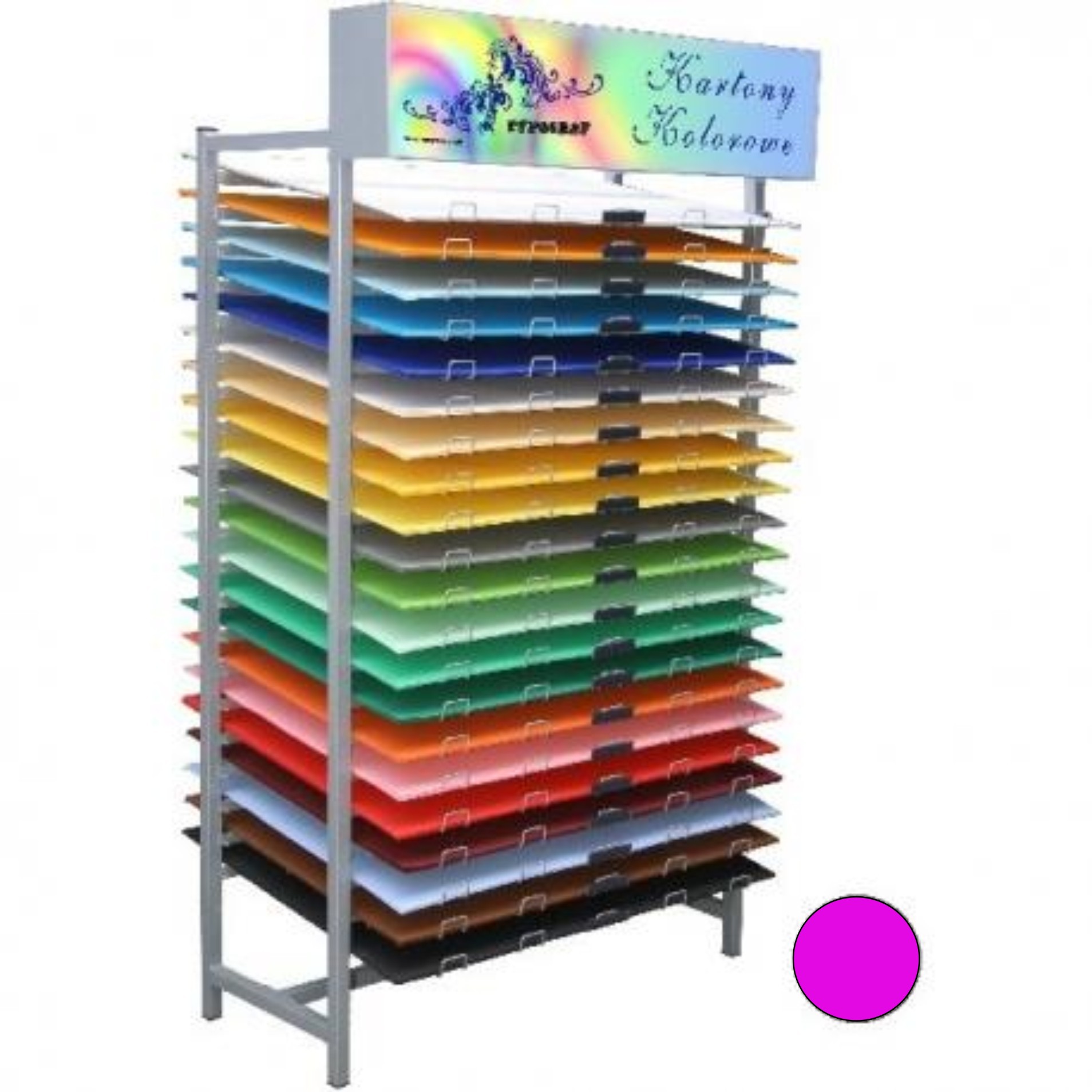 Karton 230 g 50x70 różowy Typograf | espryciarze.pl |Kliknij i kup!