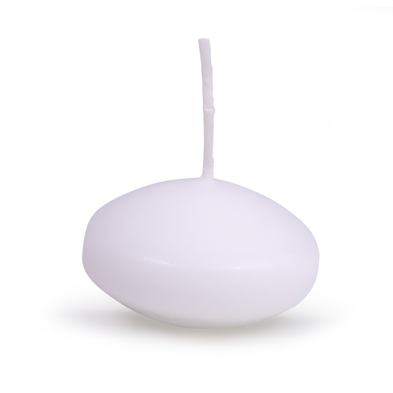 Świeca pływająca pastylka DONAU HOME, 48 x 28 mm, zestaw 12 sztuk., biała | espryciarze.pl |Kup taniej!