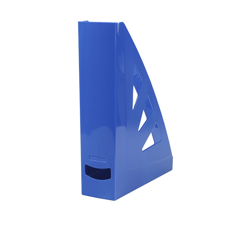 Pojemnik na dokumenty Office Products, ażurowy, A4 70 mm, niebieski | espryciarze.pl |Weź najlepszą cenę!