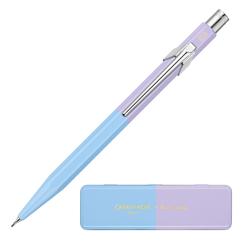 Ołówek mechaniczny Caran D'Ache 844 Paul Smith 0,5 Sky Blue/Lavender w pudełku | espryciarze.pl |Działaj teraz!