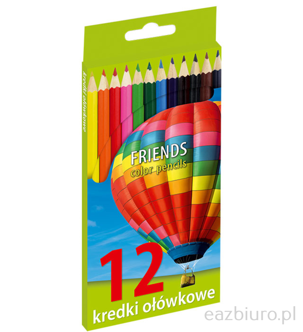 Kredki kw Grand 12 kolorów friends | espryciarze.pl |Weź najlepszą cenę!
