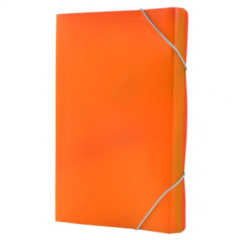 Teczka harmonijkowa z gumką narożną 13 przegródek pomarańczowa | espryciarze.pl |Kup w super cenie!