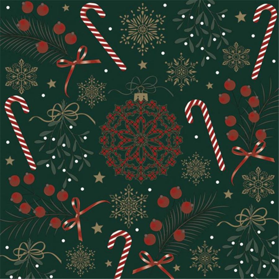 Serwetki Papierowe cukrowe laski 33 x 33 cm Daisy Lunch napkins POLMAK | espryciarze.pl |Weź najlepszą cenę!