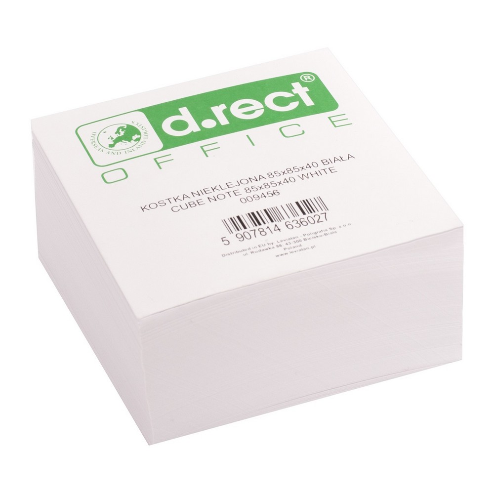 Kostka D Rect nieklejona 85 x 85 x 40 mm biała | espryciarze.pl |Działaj teraz!