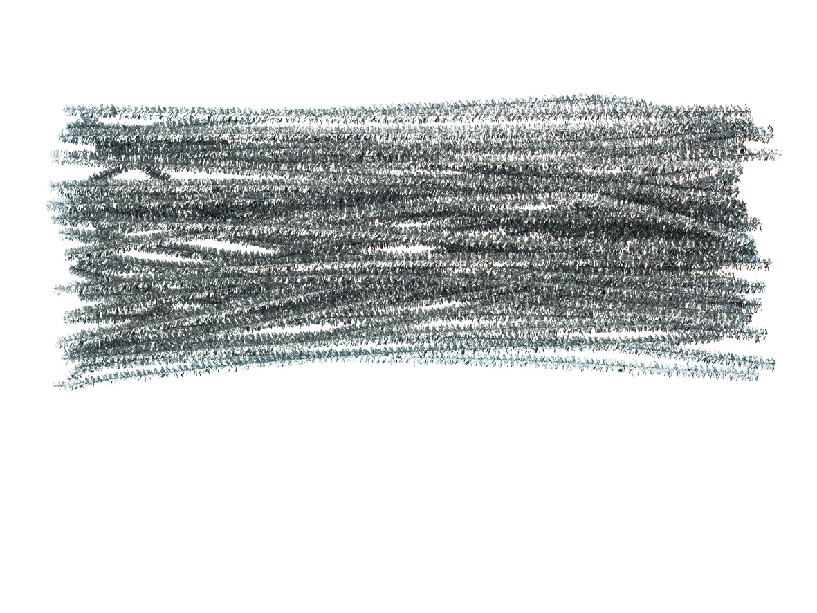 Druciki kreatywne metalizowane 30 cm zestaw 40 sztuk srebrne | espryciarze.pl |Zamów natychmiast!